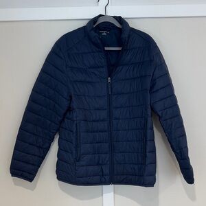 Amazon Essentials Men's Dark Blue Puffer Jacket